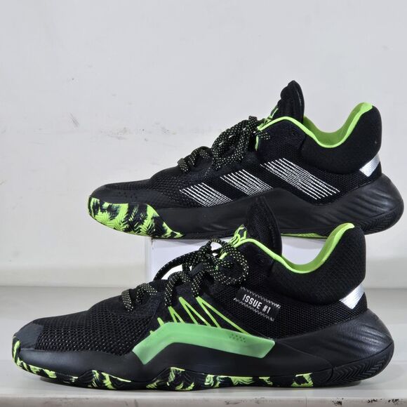 Adidas Marvel Comic Black Green Low Pro Bounce 2018 Basketball Shoe Mens 11.5 - Picture 3 of 14